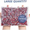 imageBeadsland Hotfix Rhinestones Bulk 14400PCS Crystal Hot Fix Rhinestones for Crafts Clothes DIY Decoration Crystal AB SS20 4648mmLight Siam