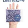 imageBeadsland Hotfix Rhinestones Bulk 14400PCS Crystal Hot Fix Rhinestones for Crafts Clothes DIY Decoration Crystal AB SS20 4648mmPurple Velvet