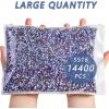 imageBeadsland Hotfix Rhinestones Bulk 14400PCS Crystal Hot Fix Rhinestones for Crafts Clothes DIY Decoration Crystal AB SS20 4648mmPurple Velvet