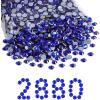 imageBeadsland Hotfix Rhinestones Bulk 14400PCS Crystal Hot Fix Rhinestones for Crafts Clothes DIY Decoration Crystal AB SS20 4648mmSapphire