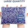imageBeadsland Hotfix Rhinestones Bulk 14400PCS Crystal Hot Fix Rhinestones for Crafts Clothes DIY Decoration Crystal AB SS20 4648mmSapphire