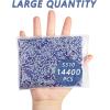 imageBeadsland Hotfix Rhinestones Bulk 14400PCS Crystal Hot Fix Rhinestones for Crafts Clothes DIY Decoration Crystal AB SS20 4648mmSapphire