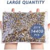 imageBeadsland Hotfix Rhinestones Bulk 14400PCS Crystal Hot Fix Rhinestones for Crafts Clothes DIY Decoration Crystal AB SS20 4648mmTopaz