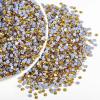 imageBeadsland Hotfix Rhinestones Bulk 14400PCS Crystal Hot Fix Rhinestones for Crafts Clothes DIY Decoration Crystal AB SS20 4648mmTopaz