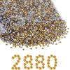 imageBeadsland Hotfix Rhinestones Bulk 14400PCS Crystal Hot Fix Rhinestones for Crafts Clothes DIY Decoration Crystal AB SS20 4648mmTopaz