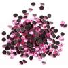 imagebeadsland Crystal Hotfix RhinestoneMachine Cut Stone 1440pcspkg SapphireSS205mmDkPink