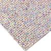 imageBeadsland 240X400mm Crystal Rhinestone Trim Hotfix Strass Crystal Mesh Banding Bridal Beaded Applique in Sheet for Dresses with 2mm Rhinestones LtColTopazCrystalAB