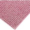 imageBeadsland 240X400mm Crystal Rhinestone Trim Hotfix Strass Crystal Mesh Banding Bridal Beaded Applique in Sheet for Dresses with 2mm Rhinestones LtColTopazPink