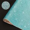imageBeadsland Bling Rhinestone Sheet Self Adhesive Glitter Crystal Rhinestones Sticker DIY Gifts Car Decoration 1575quot x 945quot CrystalAquamarine