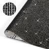 imageBeadsland Bling Rhinestone Sheet Self Adhesive Glitter Crystal Rhinestones Sticker DIY Gifts Car Decoration 1575quot x 945quot CrystalBlack