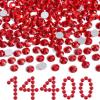 imageBeadsland Flatback Rhinestones Bulk14400pcs AB Crystal Rhinestones for Nails Crafts Clothes DIY Decoration Crystal AB SS10 2729mmLight Siam
