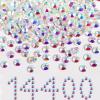 imageBeadsland Flatback Rhinestones Bulk14400pcs AB Crystal Rhinestones for Nails Crafts Clothes DIY Decoration Crystal AB SS10 2729mmTransparent AB