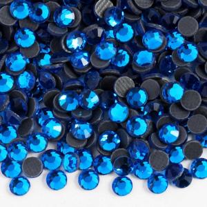 image6000PCS Hotfix Rhinestones Bulk Clear Rhinestones for Crafts ClothesHotfix Crystals DIY Decoration SS10 2729mmCapri Blue