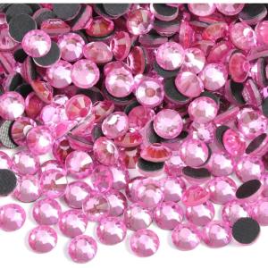 image6000PCS Hotfix Rhinestones Bulk Clear Rhinestones for Crafts ClothesHotfix Crystals DIY Decoration SS10 2729mmDark Pink
