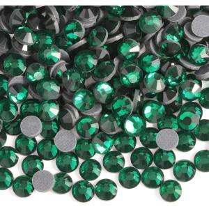 image6000PCS Hotfix Rhinestones Bulk Clear Rhinestones for Crafts ClothesHotfix Crystals DIY Decoration SS10 2729mmEmerald
