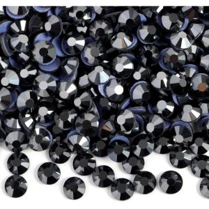 image6000PCS Hotfix Rhinestones Bulk Clear Rhinestones for Crafts ClothesHotfix Crystals DIY Decoration SS10 2729mmJet Hematite