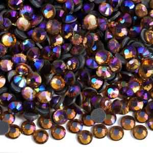 image6000PCS Hotfix Rhinestones Bulk Clear Rhinestones for Crafts ClothesHotfix Crystals DIY Decoration SS10 2729mmLtColorado Topaz AB