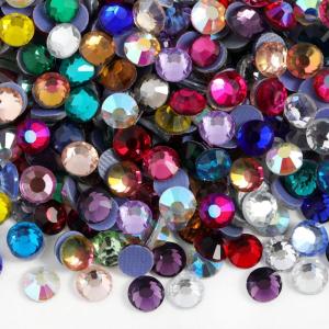 image6000PCS Hotfix Rhinestones Bulk Clear Rhinestones for Crafts ClothesHotfix Crystals DIY Decoration SS10 2729mmMix Color