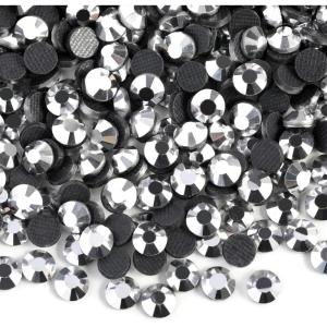 image6000PCS Hotfix Rhinestones Bulk Clear Rhinestones for Crafts ClothesHotfix Crystals DIY Decoration SS10 2729mmSilver Hematite