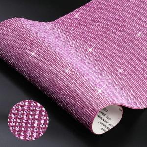 imageBeadsland Bling Rhinestone Sheet Self Adhesive Glitter Crystal Rhinestones Sticker DIY Gifts Car Decoration 1575quot x 945quot CrystalRose