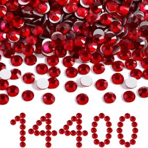 imageBeadsland Flatback Rhinestones Bulk14400pcs AB Crystal Rhinestones for Nails Crafts Clothes DIY Decoration Crystal AB SS10 2729mmSiam