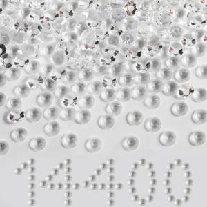 imageBeadsland Flatback Rhinestones Bulk14400pcs AB Crystal Rhinestones for Nails Crafts Clothes DIY Decoration Crystal AB SS10 2729mmTransparent