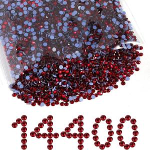 imageBeadsland Hotfix Rhinestones Bulk 14400PCS Crystal Hot Fix Rhinestones for Crafts Clothes DIY Decoration Crystal AB SS20 4648mmSiam