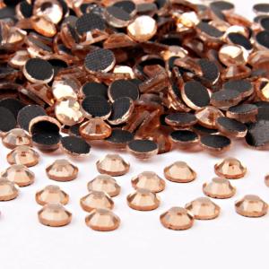 imagebeadsland Crystal Hotfix RhinestoneMachine Cut Stone 1440pcspkg SapphireSS205mmChampagne
