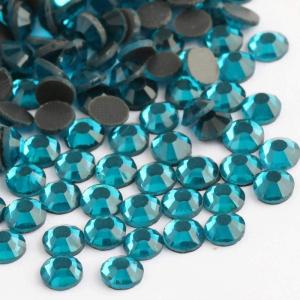 imagebeadsland Crystal Hotfix RhinestoneMachine Cut Stone 1440pcspkg SapphireSS205mmIndicolite