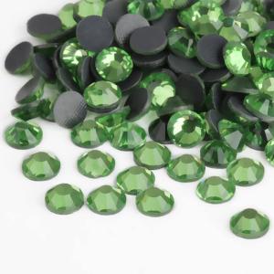 imagebeadsland Crystal Hotfix RhinestoneMachine Cut Stone 1440pcspkg SapphireSS205mmLight Green