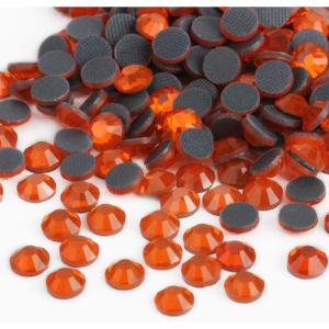imagebeadsland Crystal Hotfix RhinestoneMachine Cut Stone 1440pcspkg SapphireSS205mmOrange