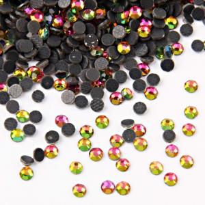 imagebeadsland Crystal Hotfix RhinestoneMachine Cut Stone 1440pcspkg SapphireSS205mmRainbow