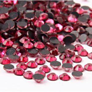 imagebeadsland Crystal Hotfix RhinestoneMachine Cut Stone 1440pcspkg SapphireSS205mmRose