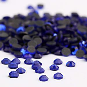 imagebeadsland Crystal Hotfix RhinestoneMachine Cut Stone 1440pcspkg SapphireSS205mmSapphire