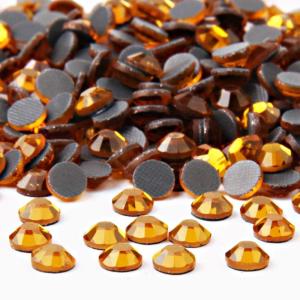 imagebeadsland Crystal Hotfix RhinestoneMachine Cut Stone 1440pcspkg SapphireSS205mmTopaz