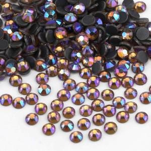 imagebeadsland Crystal Hotfix RhinestoneMachine Cut Stone 1440pcspkg SapphireSS205mmlt Colorado Topaz AB