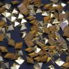 imageHotfix Iron On7X7mm Flat Back Pyramid Studs  14quot Flatback Glue on Studs 100pcsSilver Pyramid 7x7mmGold