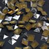 imageHotfix Iron On7X7mm Flat Back Pyramid Studs  14quot Flatback Glue on Studs 100pcsSilver Pyramid 7x7mmSilver
