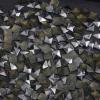 imageHotfix Iron On7X7mm Flat Back Pyramid Studs  14quot Flatback Glue on Studs 100pcsSilver Pyramid 7x7mmGun grey