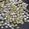 imageHotfix Iron On7X7mm Flat Back Pyramid Studs  14quot Flatback Glue on Studs 100pcsSilver Pyramid 7x7mmSilver