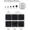 imageHotfix Rhinestones 3960pcs Red Rhinestone for Clothes Hot Fix Crystals Rhinestones with Tweezers and Wax Pencil KitMixed 5 Sizes SS6SS30 SiamBlack