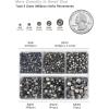 imageHotfix Rhinestones 3960pcs Red Rhinestone for Clothes Hot Fix Crystals Rhinestones with Tweezers and Wax Pencil KitMixed 5 Sizes SS6SS30 SiamBlack Diamond