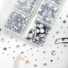 imageHotfix Rhinestones 3960pcs Red Rhinestone for Clothes Hot Fix Crystals Rhinestones with Tweezers and Wax Pencil KitMixed 5 Sizes SS6SS30 SiamCrystal