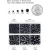 imageHotfix Rhinestones 3960pcs Red Rhinestone for Clothes Hot Fix Crystals Rhinestones with Tweezers and Wax Pencil KitMixed 5 Sizes SS6SS30 SiamJet Hematite