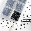 imageHotfix Rhinestones 3960pcs Red Rhinestone for Clothes Hot Fix Crystals Rhinestones with Tweezers and Wax Pencil KitMixed 5 Sizes SS6SS30 SiamJet Hematite