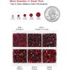 imageHotfix Rhinestones 3960pcs Red Rhinestone for Clothes Hot Fix Crystals Rhinestones with Tweezers and Wax Pencil KitMixed 5 Sizes SS6SS30 SiamSiam