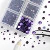 imageHotfix Rhinestones 3960pcs Red Rhinestone for Clothes Hot Fix Crystals Rhinestones with Tweezers and Wax Pencil KitMixed 5 Sizes SS6SS30 SiamTanzanite