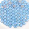 imageBeadsland 1440pcs Flat Back Crystal Rhinestones Round Gems for Nail Art and Craft Glue Fix Luminous Mint SS102729mmBlue Opal