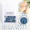 imageBeadsland 1440pcs Flat Back Crystal Rhinestones Round Gems for Nail Art and Craft Glue Fix Luminous Mint SS102729mmEmerald AB
