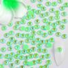 imageBeadsland 1440pcs Flat Back Crystal Rhinestones Round Gems for Nail Art and Craft Glue Fix Luminous Mint SS102729mmLuminous Green